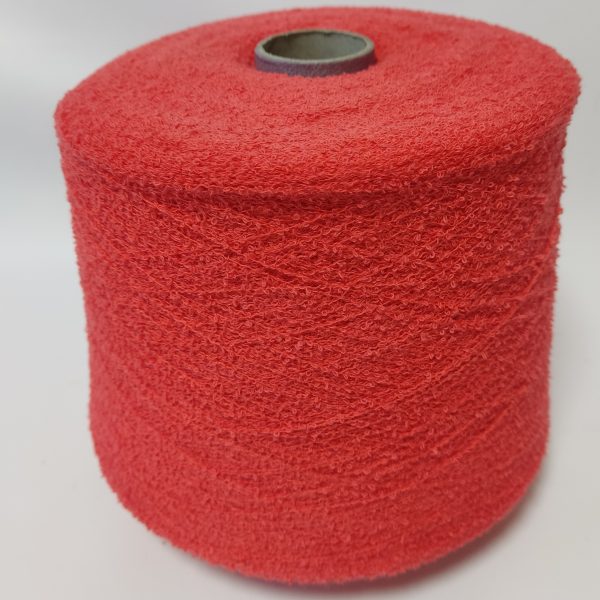 Medvilnės bukle mezgimo siūlai su poliamidu