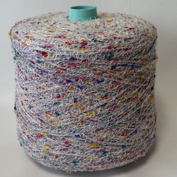 Faktūriniai medvilnės mezgimo siūlai su vizkoze ir poliamidu