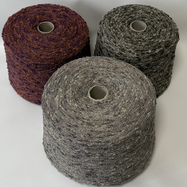 Medvilnės mezgimo siūlai su akrilanu, poliamidu, liureksu – pumpurėliai