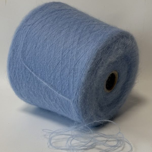 Kid moheros mezgimo siūlai su poliamidu ir akrilanu