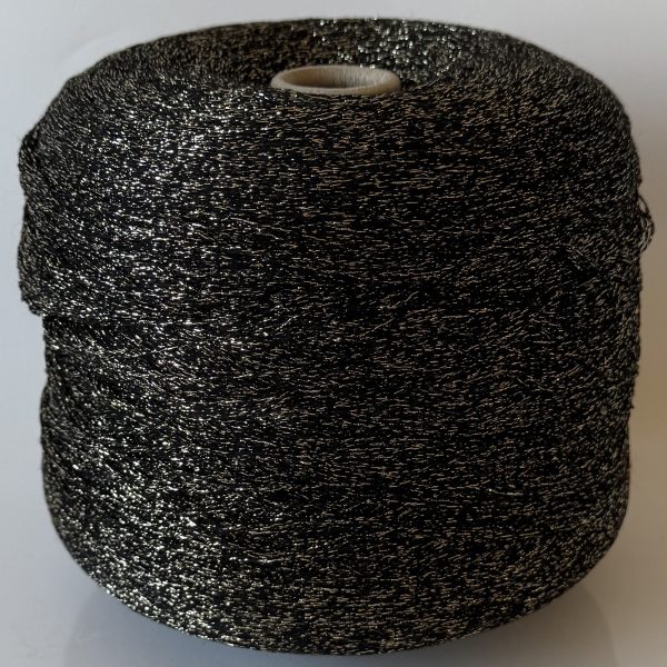 Viskozės mezgimo siūlai su metalizuotu poliesteriu