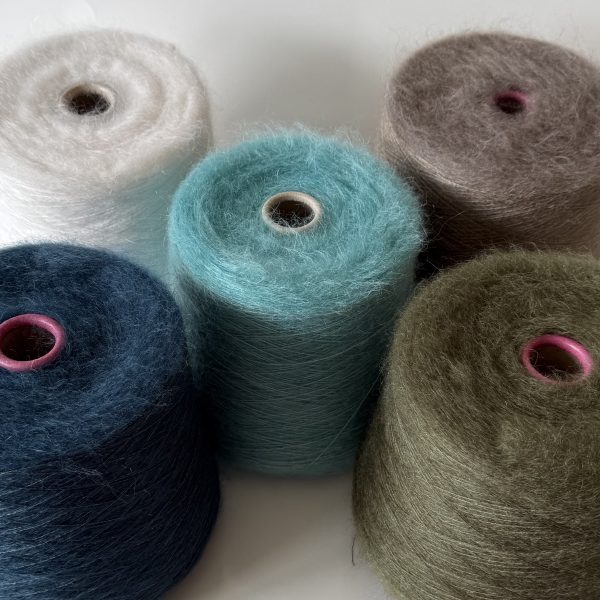 Super kid moheros mezgimo siūlai su šilku