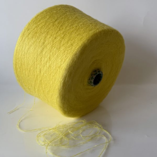 Kid moheros (soft) mezgimo siūlai su poliamidu ir akrilanu