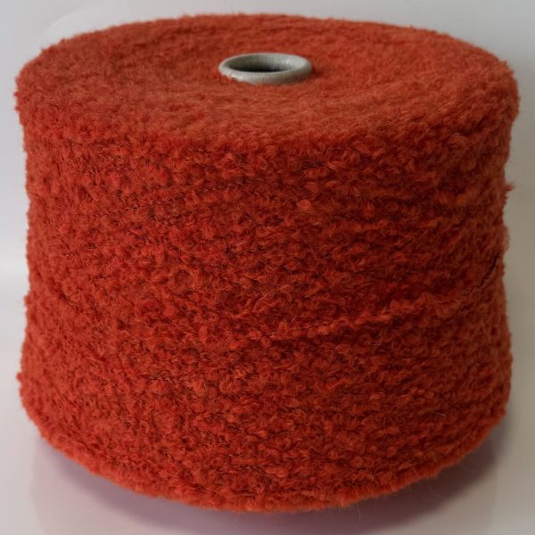 Pusvilnės bukle mezgimo siūlai su alpakos ir merino vilna