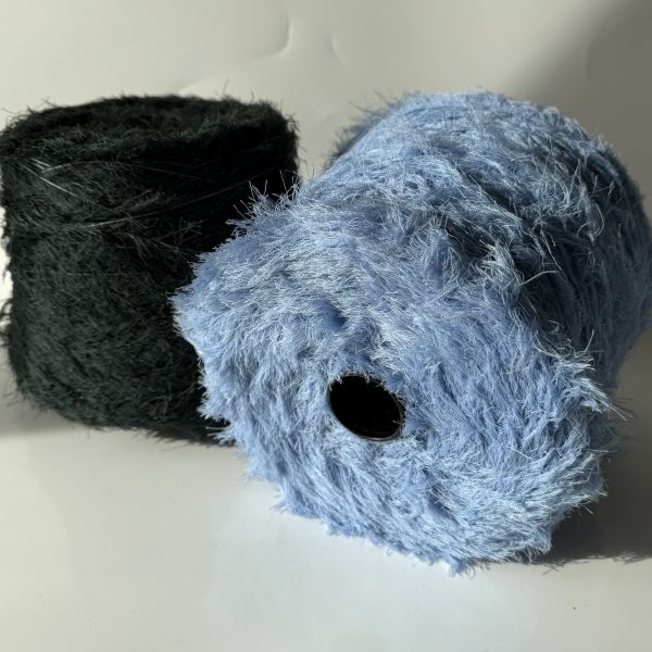 Merino vilnos faktūriniai siūlai su šilku