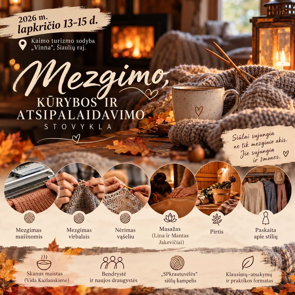 MEZGIMO, KŪRYBOS IR ATSIPALAIDAVIMO STOVYKLA