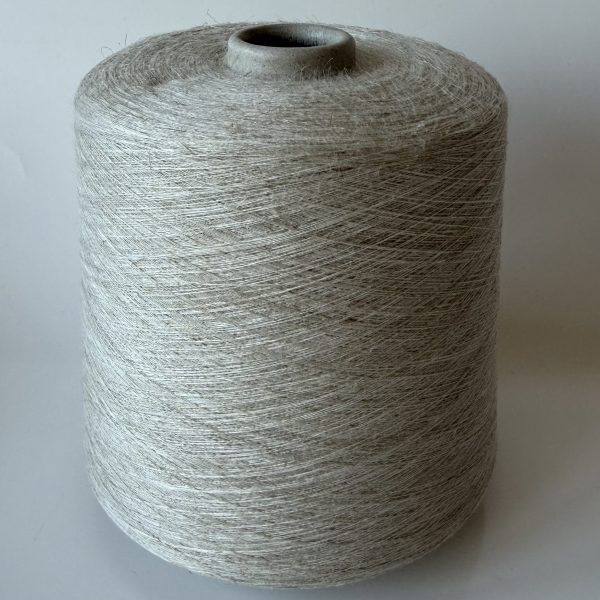 Lino mezgimo siūlai su viskoze