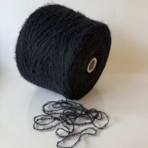 Baby alpakos vilnos mezgimo siūlai su poliamidu ir elastanu