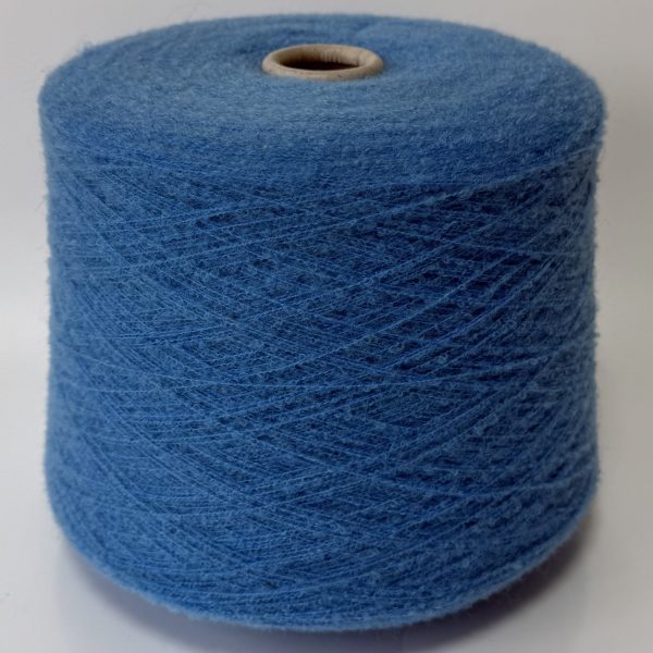 Vilnos bukle mezgimo siūlai su poliamidu ir elastanu