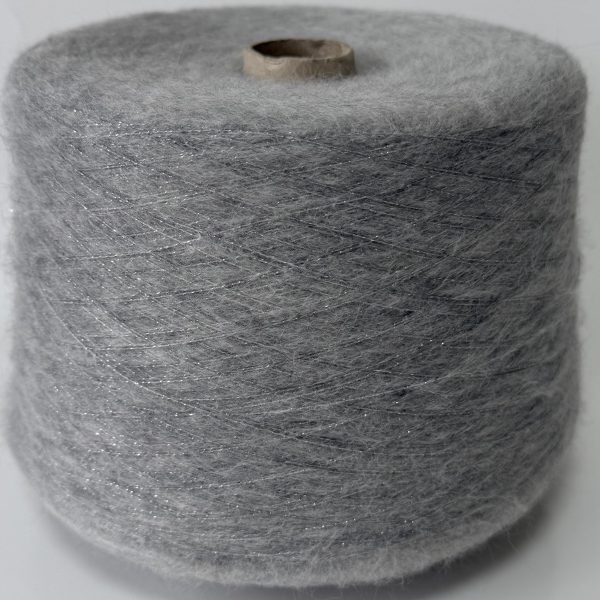 Baby alpakos vilnos mezgimo siūlai su merino vilna, poliamidu ir blizgiu poliesteriu