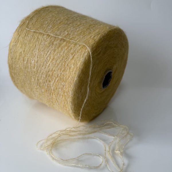 Akrilano mezgimo siūlai su medvilne, vilna, poliamidu ir elastanu