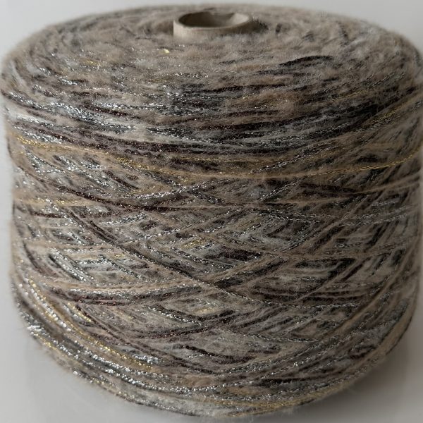 Vilnos melanžiniai mezgimo siūlai su poliamidu, blizgiu poliesteriu ir akrilanu