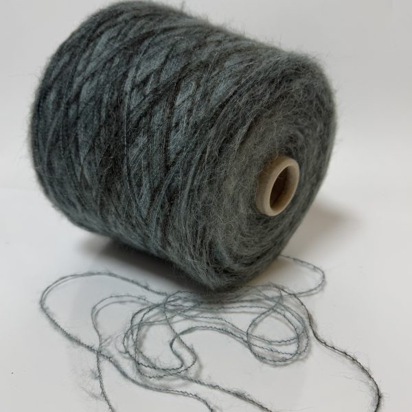 Kid moheros melanžiniai mezgimo siūlai su poliamidu ir akrilanu