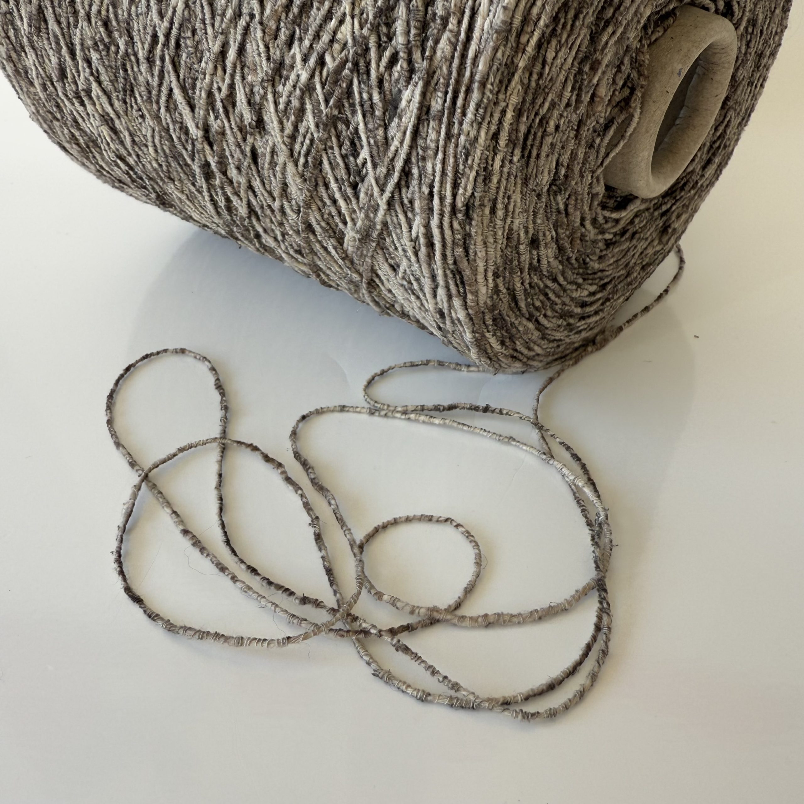 Medvilnės mezgimo siūlai su linu ir šilku - Image 3