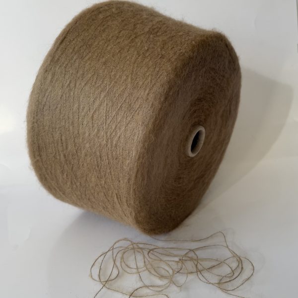 Kid moheros (soft) mezgimo siūlai su poliamidu ir akrilanu