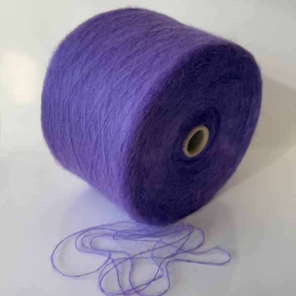 Kid moheros (soft) mezgimo siūlai su poliamidu ir akrilanu