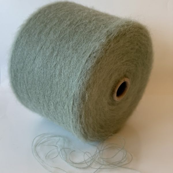 Kid moheros mezgimo siūlai su baby alpakos vilna ir poliamidu