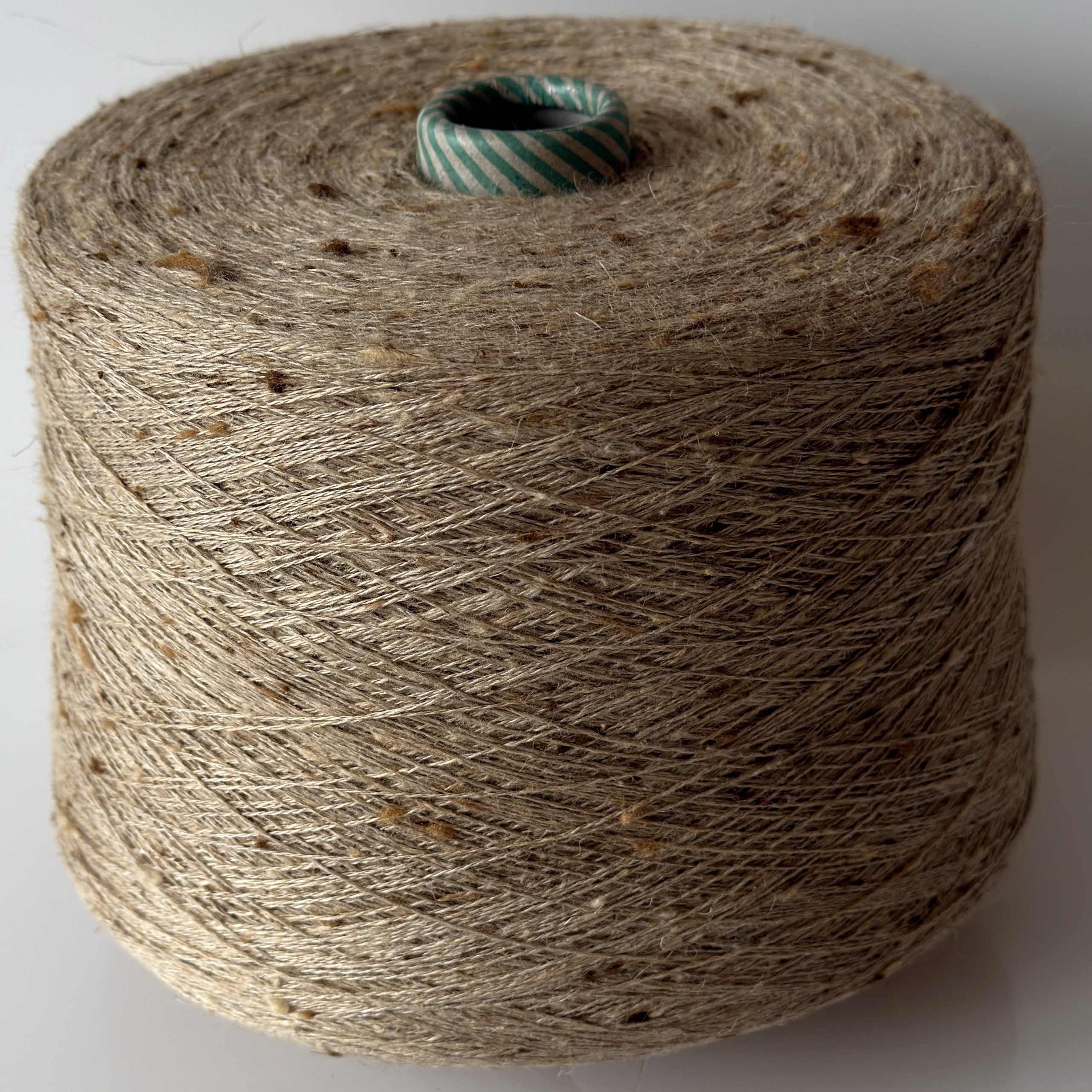 Viskozės tvido mezgimo siūlai su šilku ir linu - Image 3