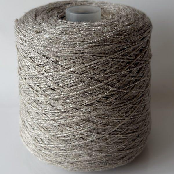 Lino mezgimo siūlai su viskoze