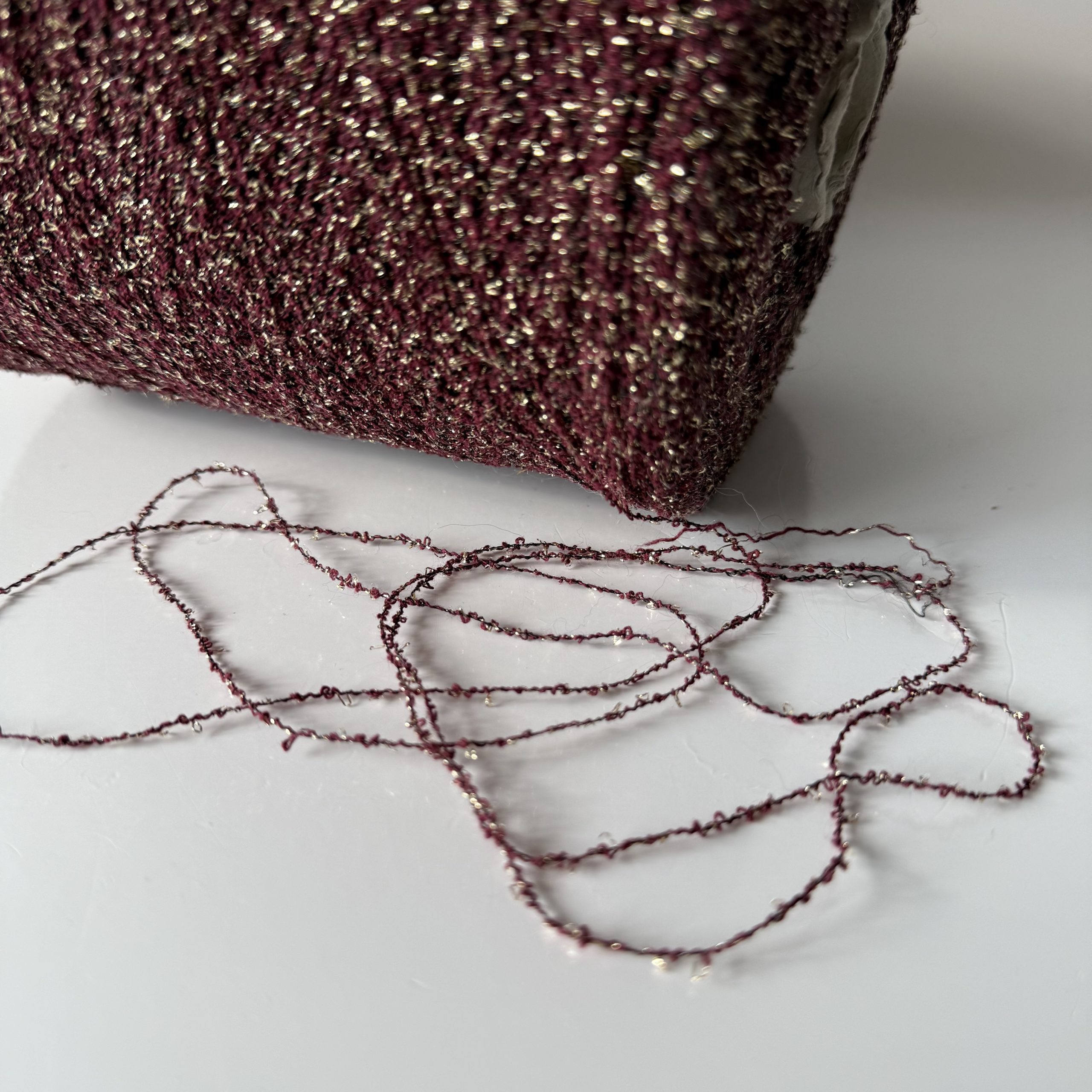 Medvilnės mezgimo siūlai su akrilanu, poliamidu ir liureksu - Image 3